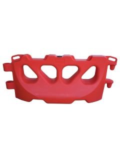 Water Filled Pedestrian Barrier - Red 2m image 0