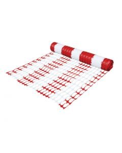 Barrier Mesh Roll - Heavyweight Barber Pole 50m image 0
