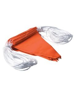 Orange Safety Flagging & Bunting 30m image 0