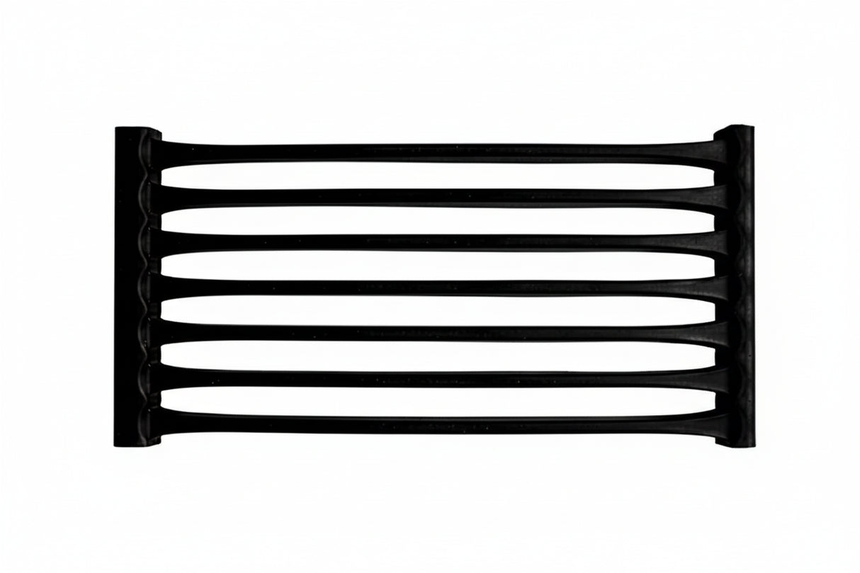HDPE Uniaxial Geogrid in a white background