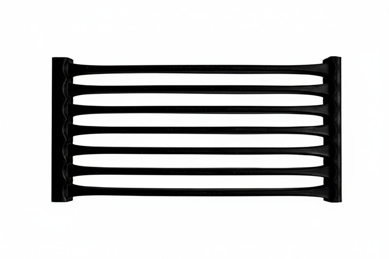 HDPE Uniaxial Geogrid in a white background