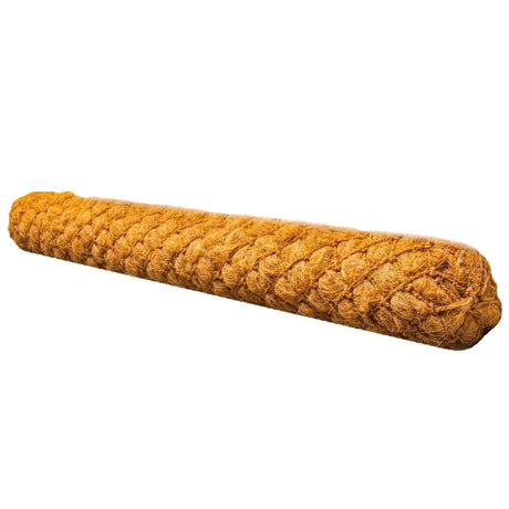 HEIGER natural brown coir logs with braided texture for erosion control and landscaping