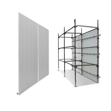White Hoarding Panel - 2m x 0.5m image 0