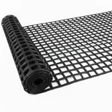 HEIGER fibreglass geogrid rolled out showing durable grid structure for construction projects