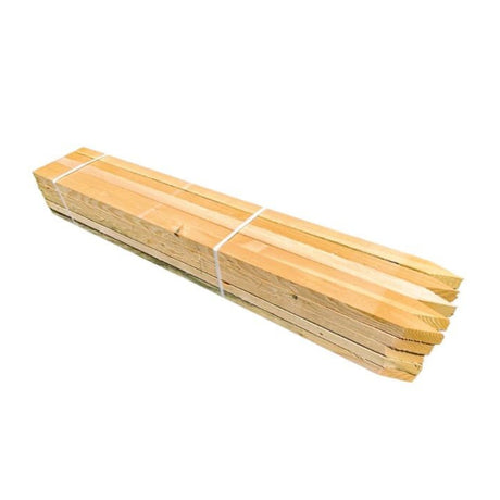 HEIGER bundle of pointed wooden pegs for gardening or construction use