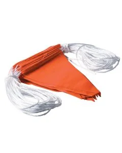 Orange Safety Flagging & Bunting 30m